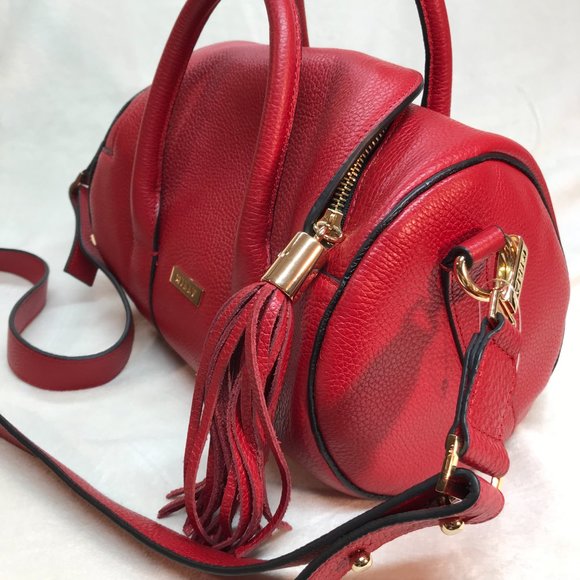 NWT Milly Astor Leather Duffle Handbag - Picture 5 of 9